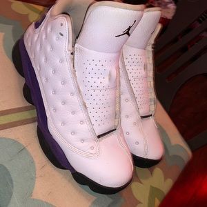 used jordan 13 lakers